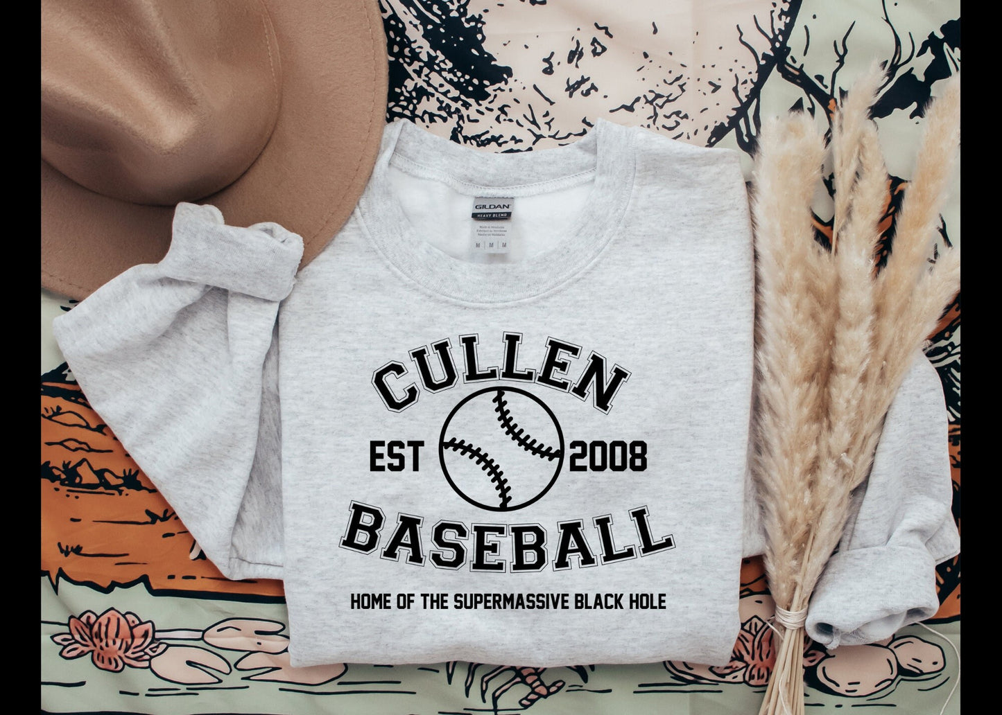 Cullen Baseball Sweatshirt, Bookish Shirt, Stephanie Meyer, Bookish Gift, Bookworm Gifts, TITSOAK, Supermassive Black Hole